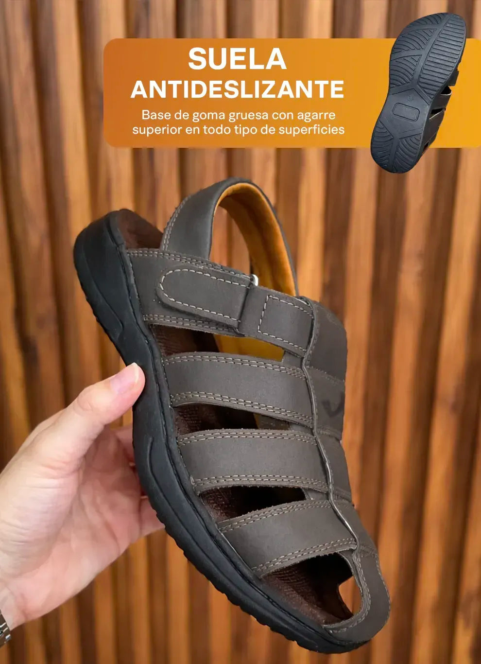 Sandalias 100% cuero